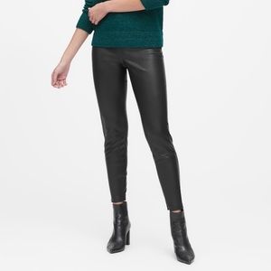 Devon Legging-Fit Vegan Leather Pant